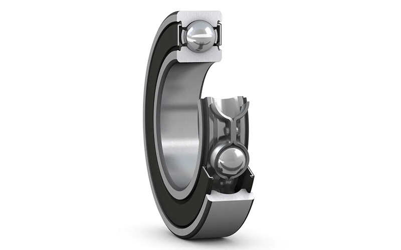 Rubber sealed deep groove ball bearings