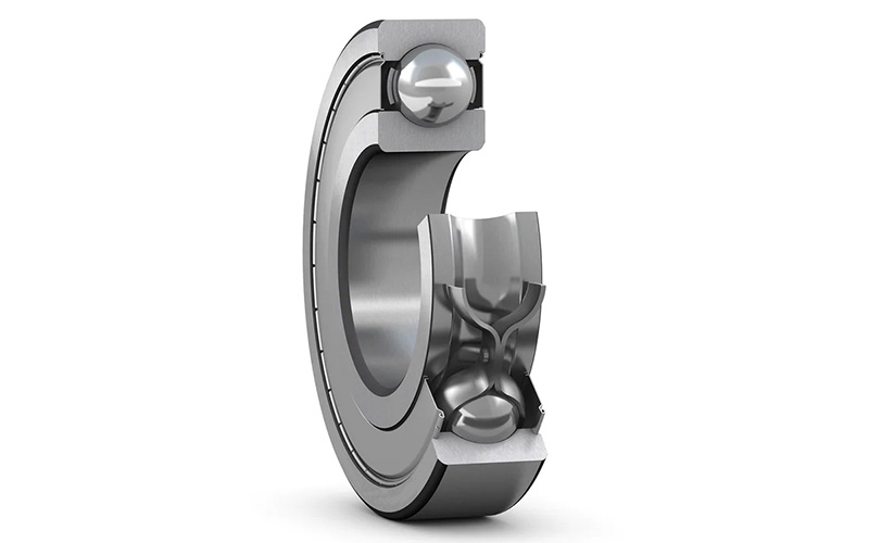 Iron sealed deep groove ball bearing