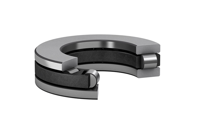 Flat thrust roller bearing
