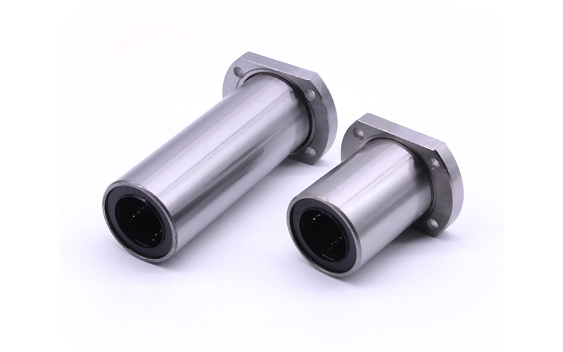 Elliptical flange linear bearing